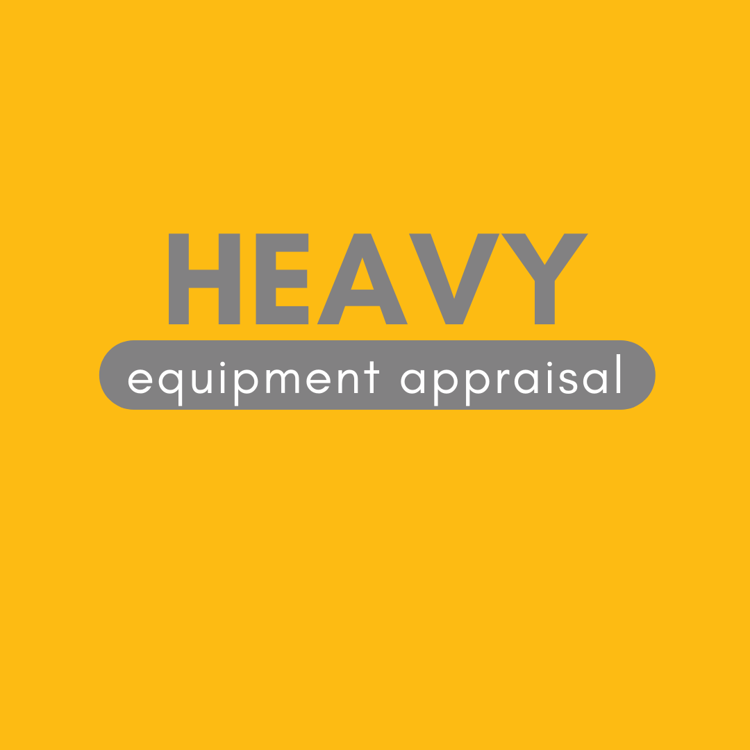 HEAVY equipment appraisal