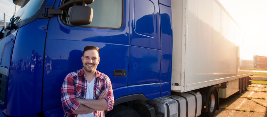 Man with truck