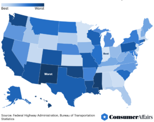 Consumer Affairs road conditions by state