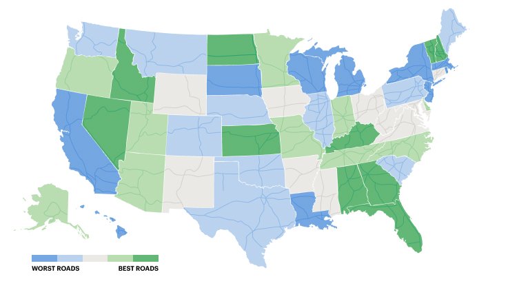 worst roads 2021