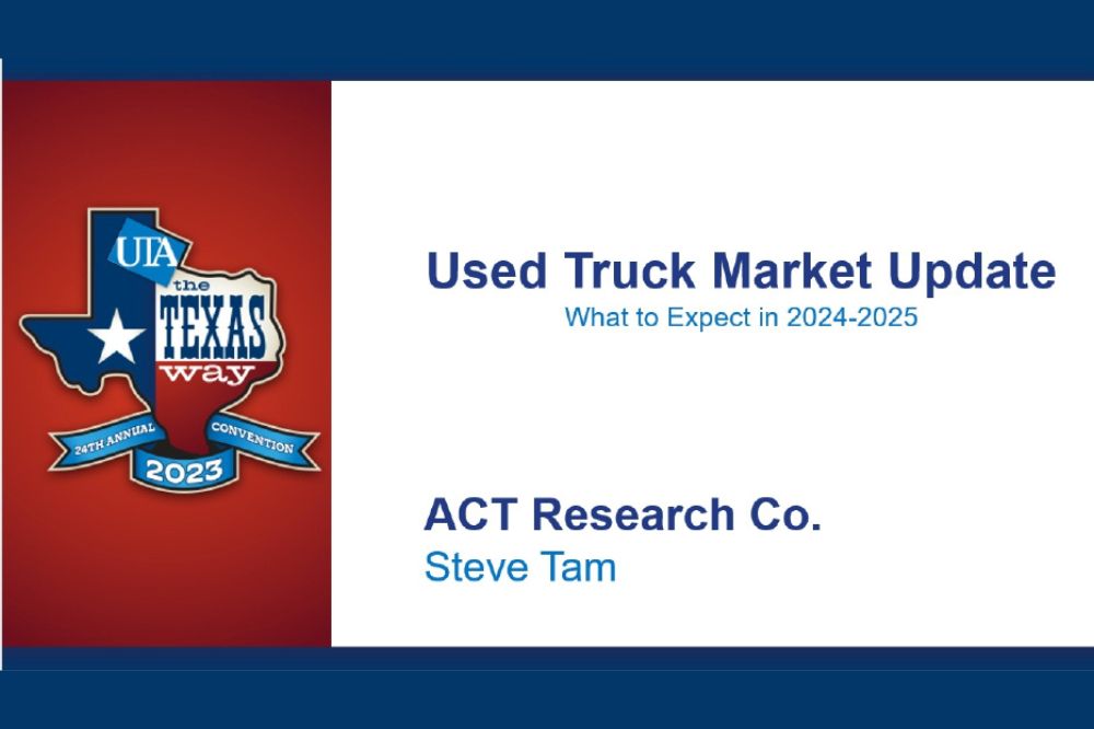 1 used truck market update