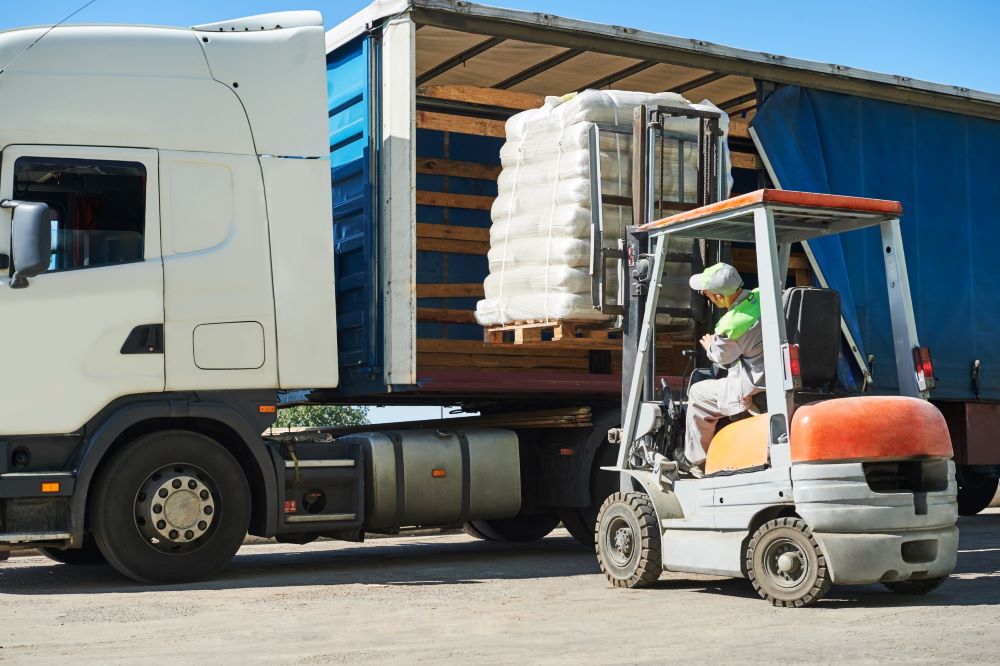 loading a truck