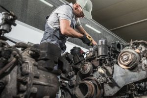 semi-truck engine overhaul