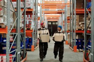 lumpers loading boxes