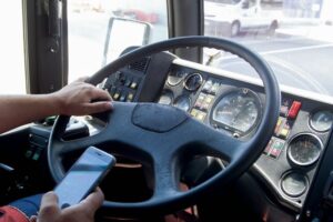 distracted driver cause of accidents