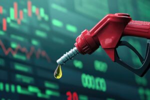 red fuel dispenser nozzle