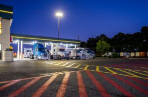 truck stop for truck drivers