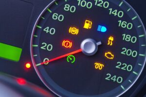 different warning lights on a vehicle