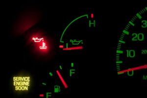 engine oil pressure light